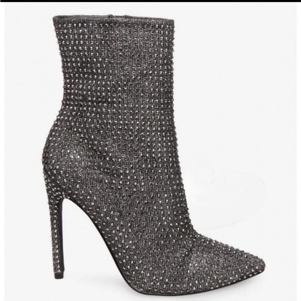 Steve Madden Rhinestone Ankle Boots